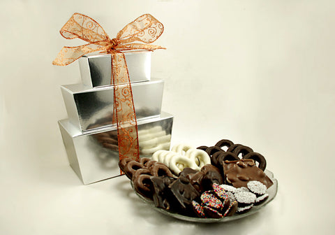3 Tier Tower Milk & Dark Chocolate Package (A)