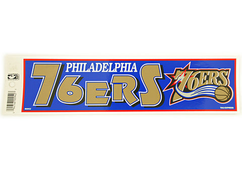 Philadelphia 76ers Bumper Sticker