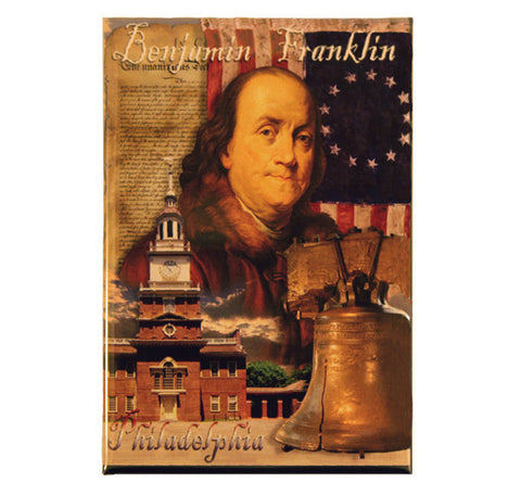 Benjamin Franklin Photo Magnet
