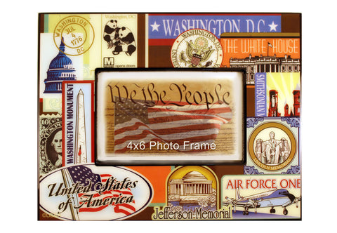 Washington D.C. Vintage Picture Frame