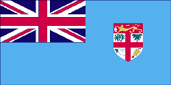 Fiji 4" x 6" Flag