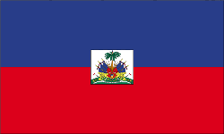 Haiti 4" x 6" Flag