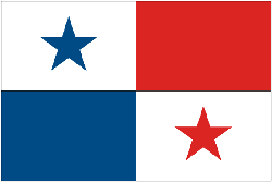 Panama 4" x 6" Flag