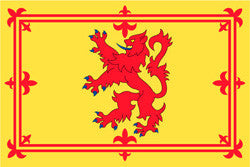 Scottish Rampant Lion 4" x 6" Flag