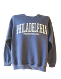 Philadelphia Pennsylvania CrewNeck Appliqué Sweatshirt