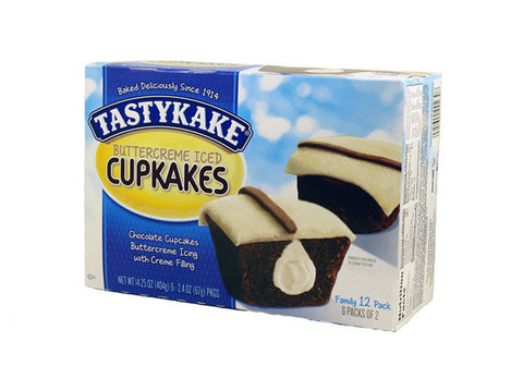 Tastykake Buttercreme Iced Cupcakes