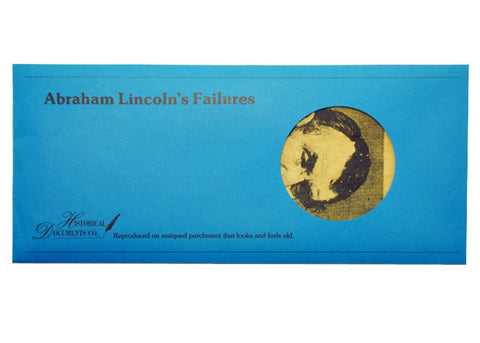Abraham Lincoln's Failures documents
