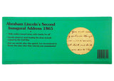 Lincoln's Second Inaugural Address 1865 Document
