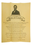 Lincoln's Rules of Conduct  Document