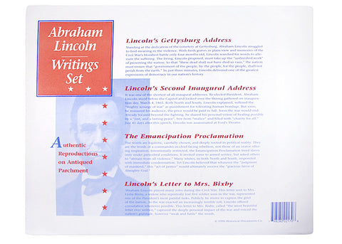 Abraham Lincoln Writings Set