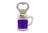 Beer Quote "Beer is Proof..."  Beer Mug Bottle Opener Magnet