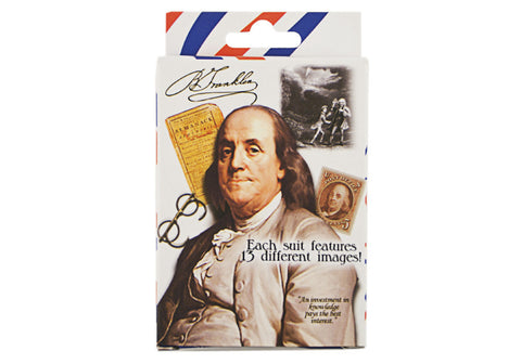 Benjamin Franklin 14 Images Playing Cards