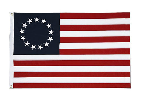 Betsy Ross 2' x 3' Embroidered Nylon Flag