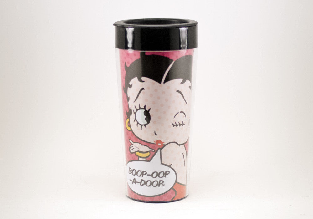 Betty Boop - Boop-Oop-A-Doop 16 oz. Plastic Travel Mug