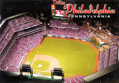 Aerial View of Citizens Bank Park Postcard