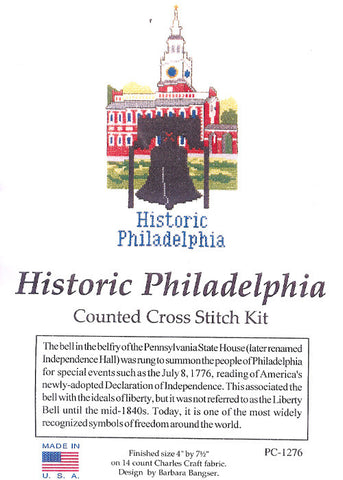 Historic Philadelphia Cross Stitch Kit