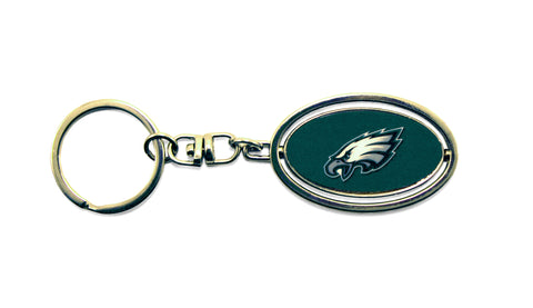 Philadelphia Eagles Super Bowl LII Champs Spinning Keychain (Oval)