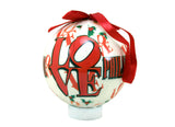 LOVE Collage 80 mm Ball Ornament