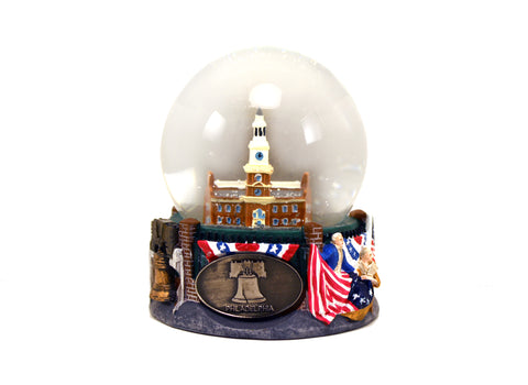 Philadelphia Independence Hall 65mm Snow Globe