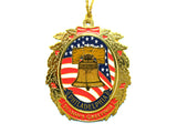 Liberty Bell Season's Greetings Ornament