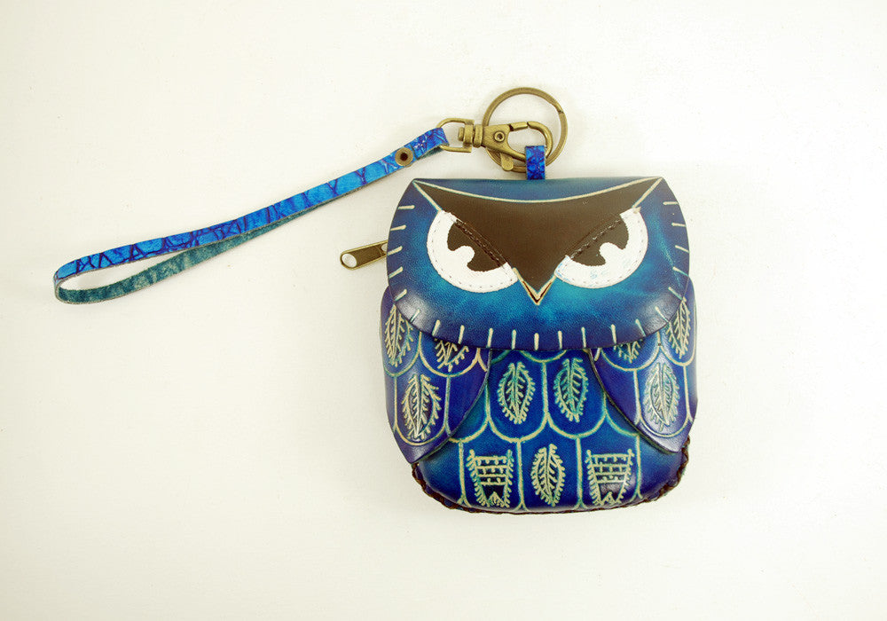 Leather Owl Purse Wristlet – Xenos Candy N Gifts