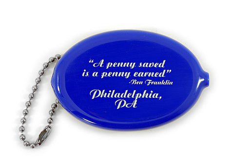 Penny Saver Coin Holder Keychain