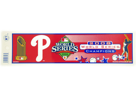 Philadelphia Phillies World Series Bumper Sticker