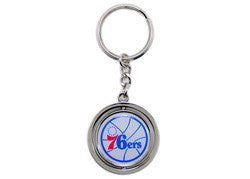 Philadelphia 76ers Spinning Keychain