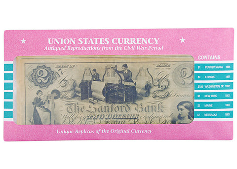 Union States Currency Set