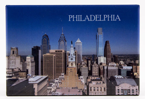 Philadelphia city view magnet