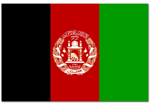 Afghanistan 4" x 6" Flag