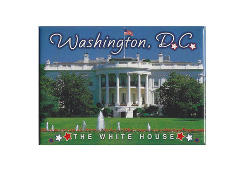 Washington D.C. The White House Portrait Magnet