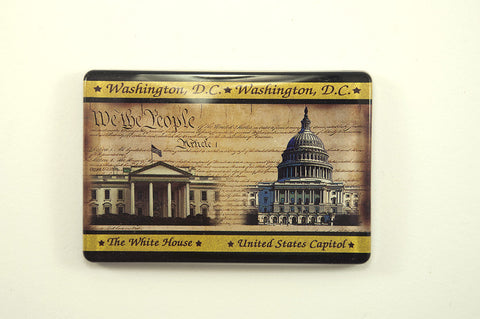 Washington Capital & White House  Magnet