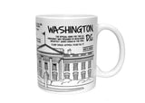 Washington D.C. White House 12 oz Mug