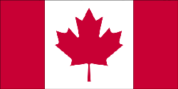 Canada 4" x 6" Flag