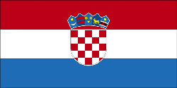 Croatia 4" x 6" Flag