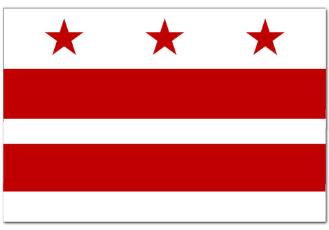 District of Columbia  4" x 6" Flag