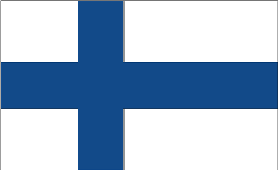 Finland 4" x 6" Flag