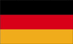 Germany 4" x 6" Flag