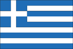 Greece 4" x 6" Flag
