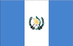 Guatemala 4" x 6" Flag