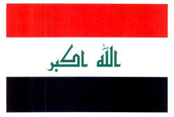 Iraq 4" x 6" Flag