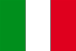 Italy 4" x 6" Flag