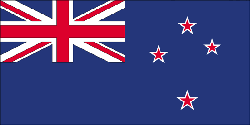New Zealand 4" x 6" Flag