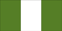 Nigeria 4" x 6" Flag