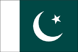 Pakistan 4" x 6" Flag