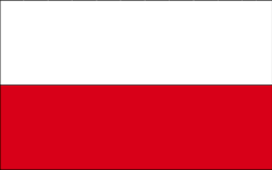 Poland 4" x 6" Flag