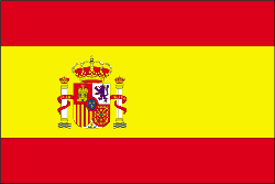Spain 4" x 6" Flag