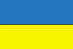 Ukraine 4" x 6" Flag