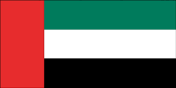 United Arab Emirates 4" x 6" Flag